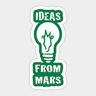 Ideas From Mars white logo Sticker